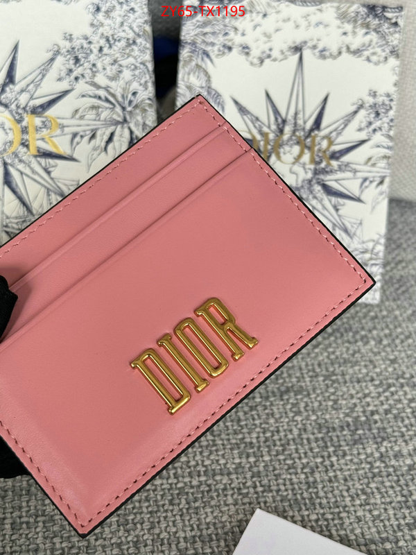 Dior Bags(4A)-Wallet- aaaaa customize ID: TX1195 $: 65USD,