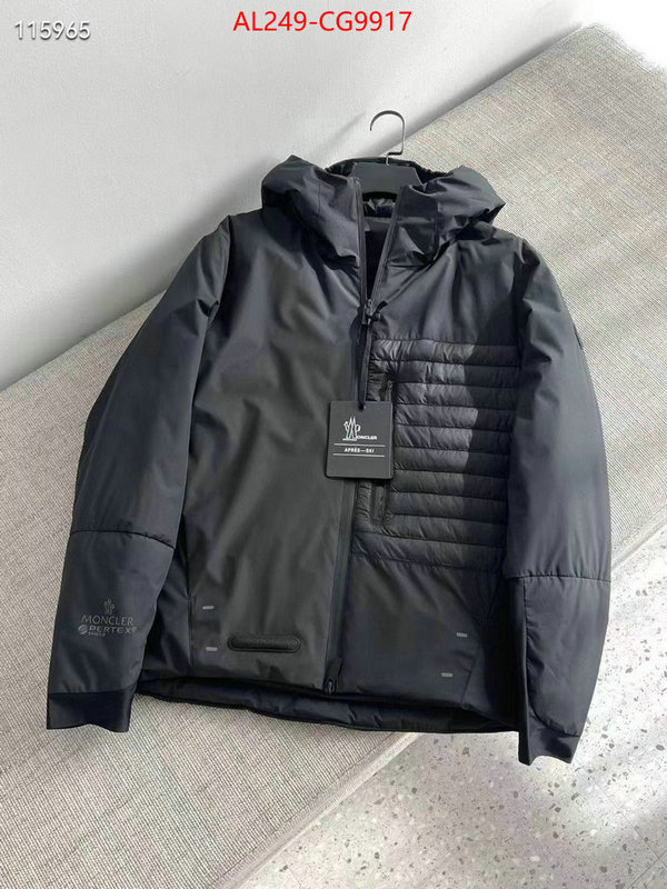 Down jacket Men-Moncler high quality designer ID: CG9917 $: 249USD