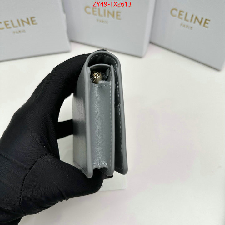 CELINE Bags(4A)-Wallet best fake ID: TX2613 $: 49USD,