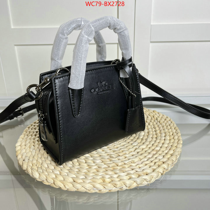 Coach Bags(4A)-Diagonal fake cheap best online ID: BX2728 $: 79USD,