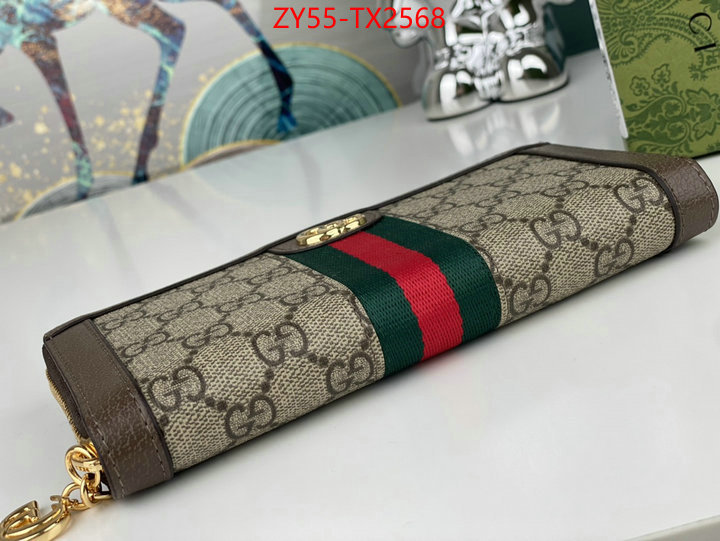 Gucci Bags(4A)-Wallet- top perfect fake ID: TX2568 $: 55USD,