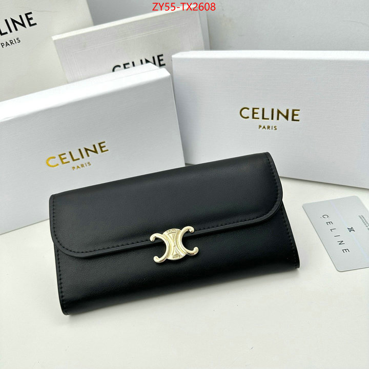 CELINE Bags(4A)-Wallet wholesale replica shop ID: TX2608 $: 55USD,