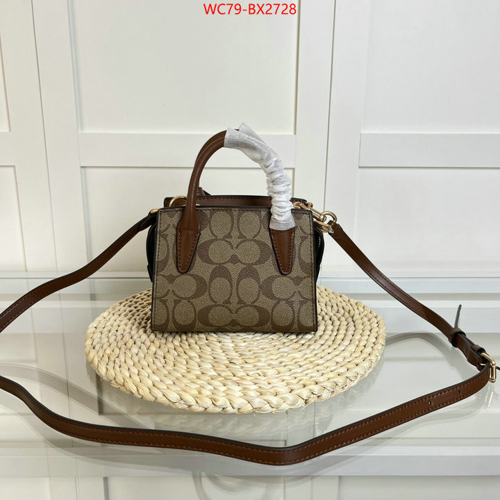 Coach Bags(4A)-Diagonal fake cheap best online ID: BX2728 $: 79USD,