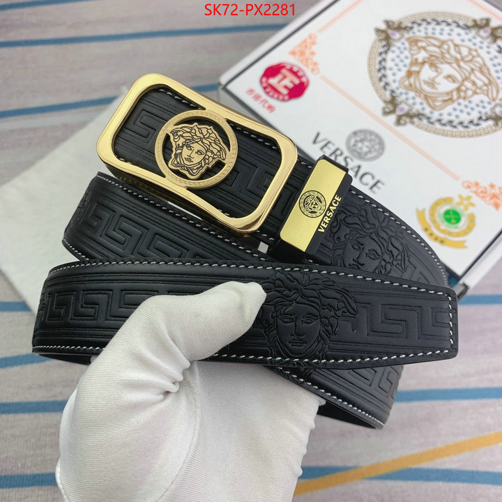 Belts-Versace best fake ID: PX2281 $: 72USD