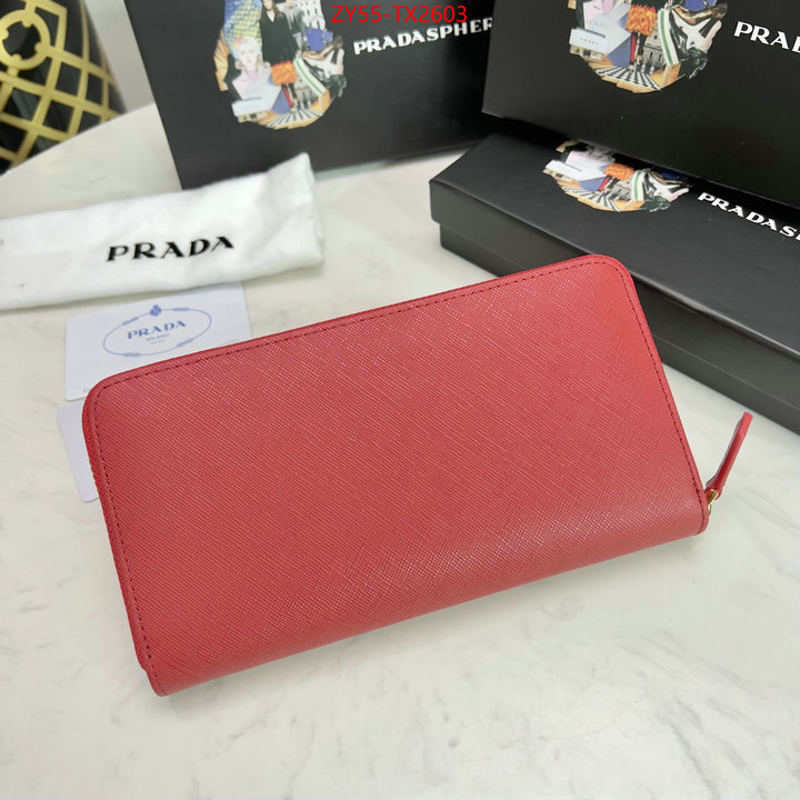 Prada Bags (4A)-Wallet flawless ID: TX2603 $: 55USD,