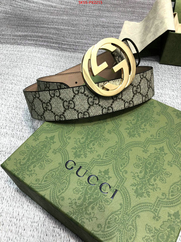 Belts-Gucci fake high quality ID: PX2215 $: 55USD