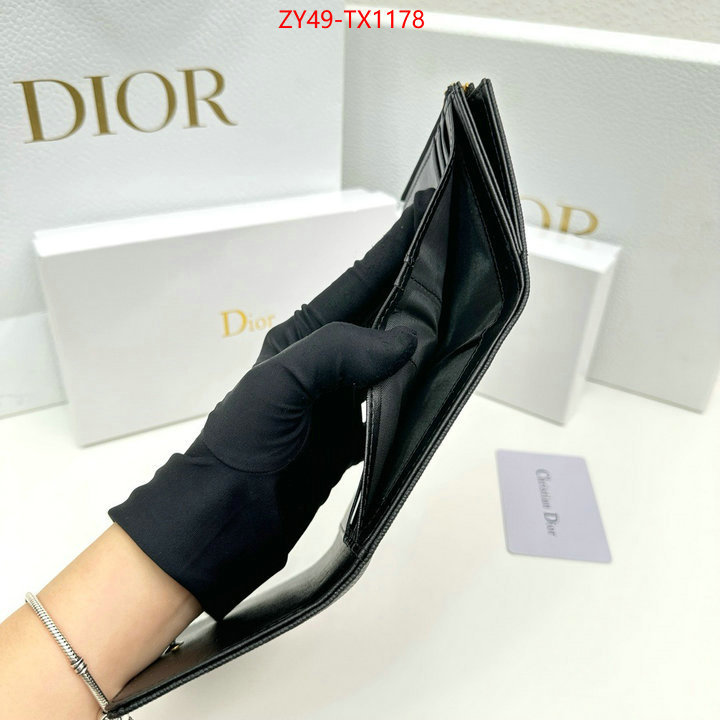 Dior Bags(4A)-Wallet- where to buy replicas ID: TX1178 $: 49USD,