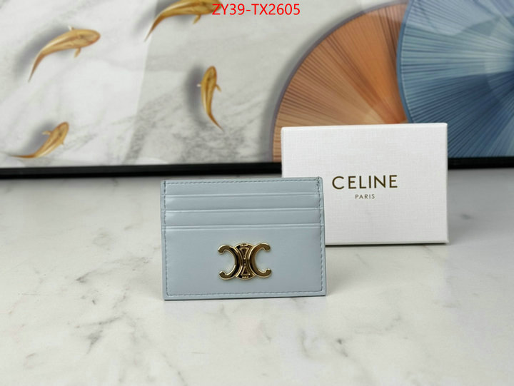 CELINE Bags(4A)-Wallet high quality happy copy ID: TX2605 $: 39USD,