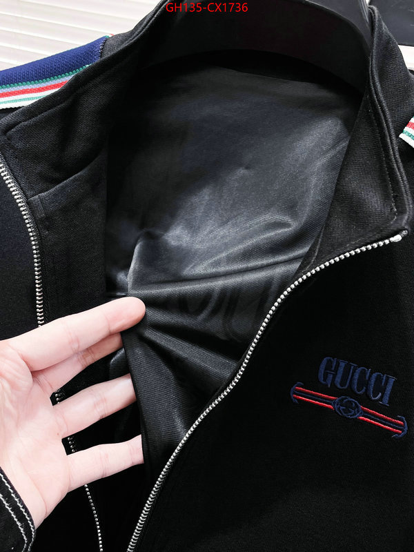 Clothing-Gucci can you buy replica ID: CX1736 $: 135USD