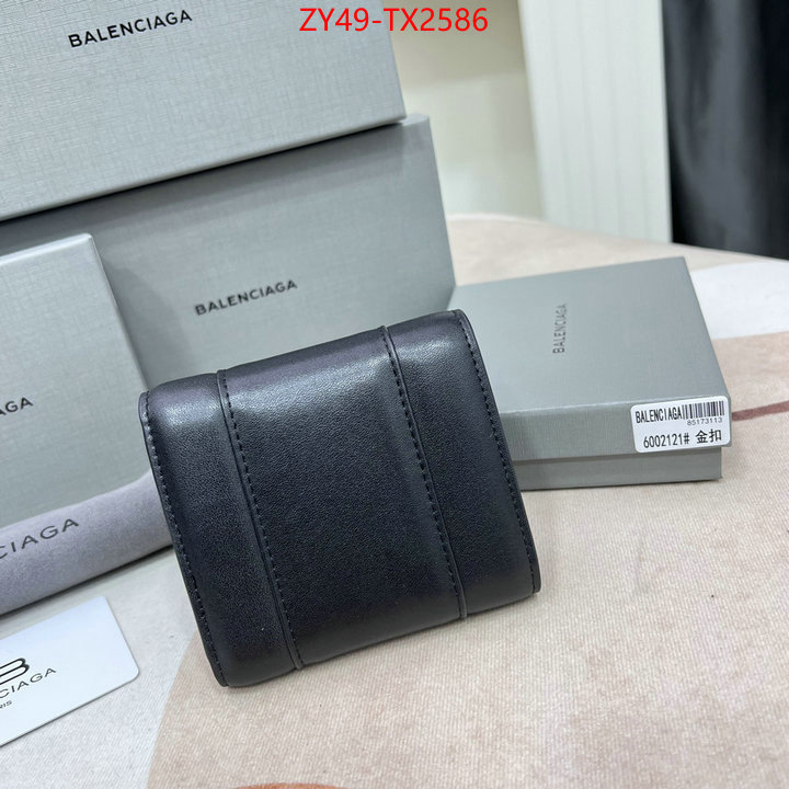 Balenciaga Bags(4A)-Wallet where should i buy to receive ID: TX2586 $: 49USD,