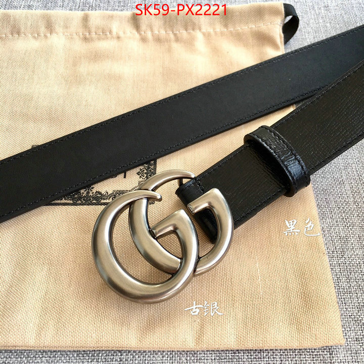 Belts-Gucci how to buy replcia ID: PX2221 $: 59USD