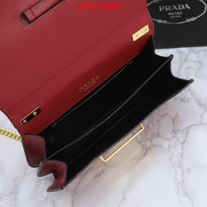 Prada Bags (4A)-Diagonal- fake high quality ID: BG9897 $: 95USD,