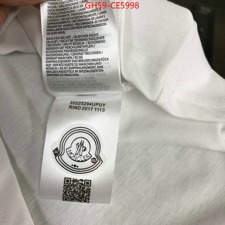 Clothing-Moncler aaaaa quality replica ID: CE5998 $: 59USD