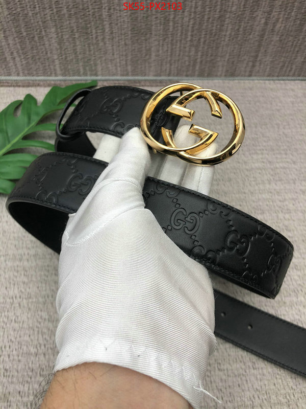 Belts-Gucci replica 2023 perfect luxury ID: PX2103 $: 55USD