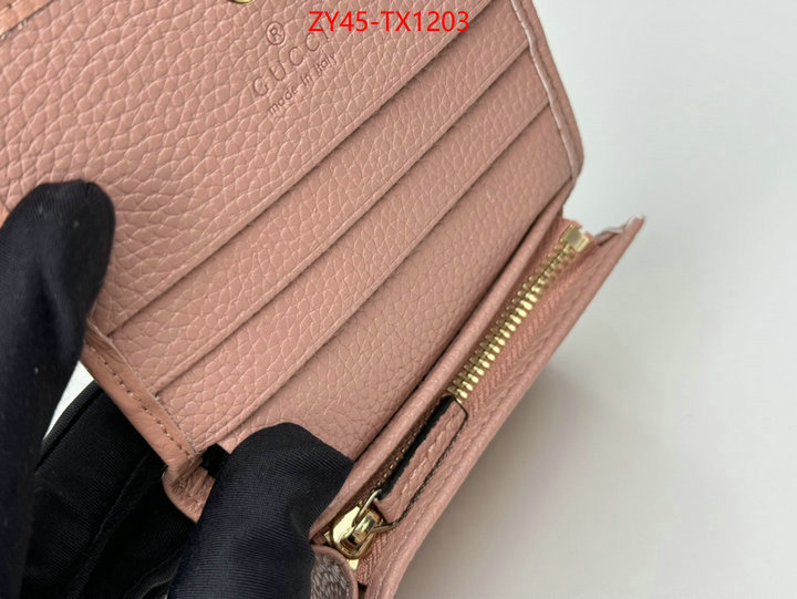 Gucci Bags(4A)-Wallet- high quality perfect ID: TX1203 $: 45USD,