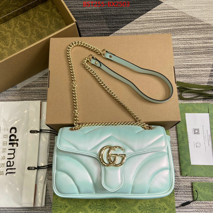 Gucci Bags(TOP)-Marmont shop cheap high quality 1:1 replica ID: BX2503 $: 255USD,