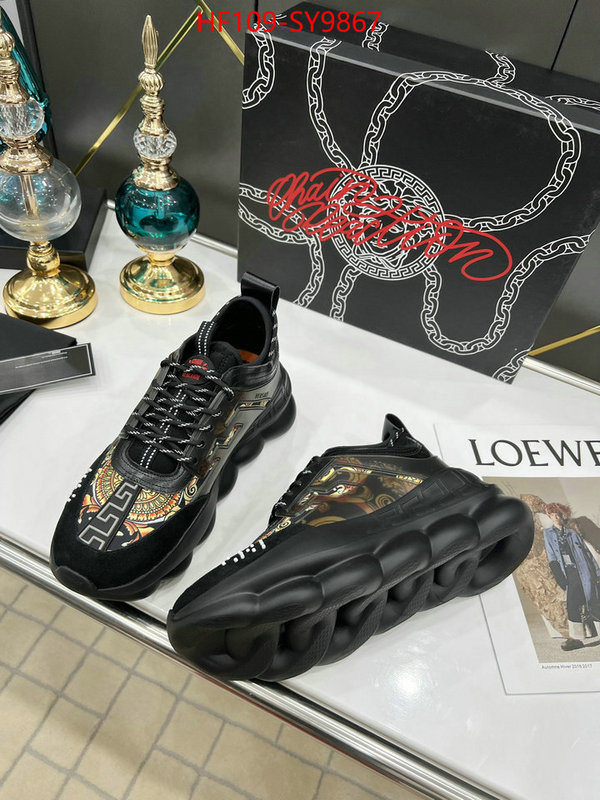 Men Shoes-Versace designer 1:1 replica ID: SY9867 $: 109USD