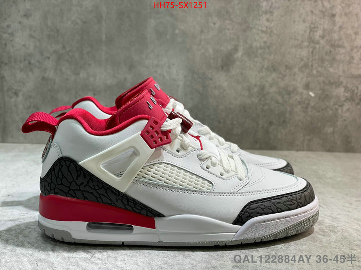 Men Shoes-Air Jordan top sale ID: SX1251 $: 75USD