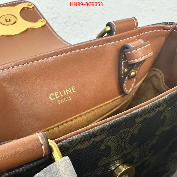 CELINE Bags(4A)-Handbag how to buy replica shop ID: BG9853 $: 99USD,