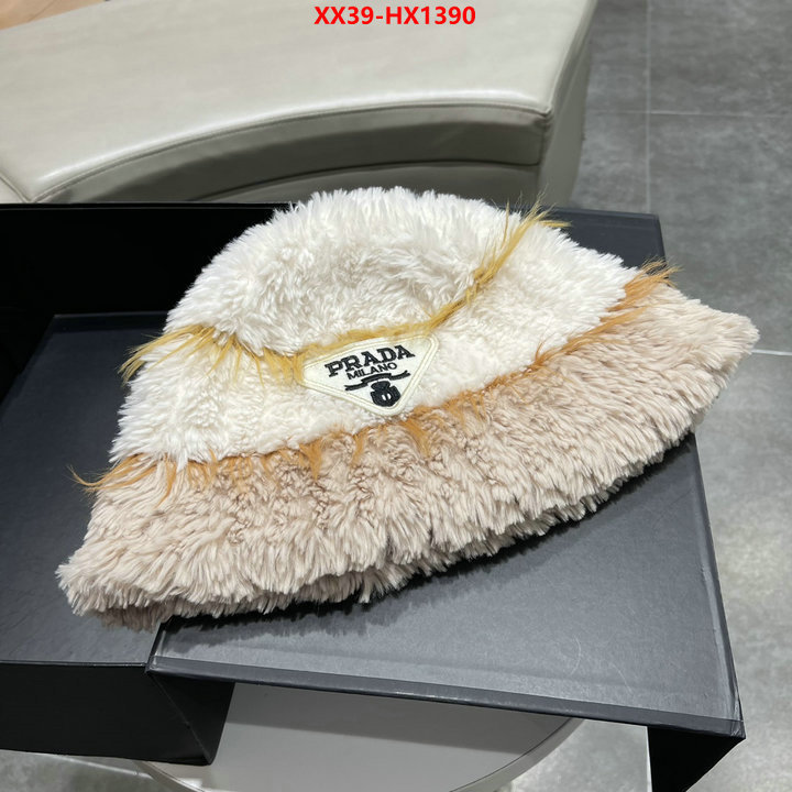 Cap (Hat)-Prada luxury fashion replica designers ID: HX1390 $: 39USD