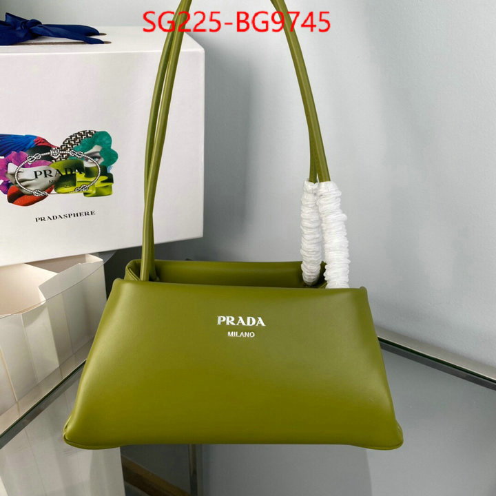 Prada Bags (TOP)-Handbag- replica aaaaa+ designer ID: BG9745 $: 225USD,