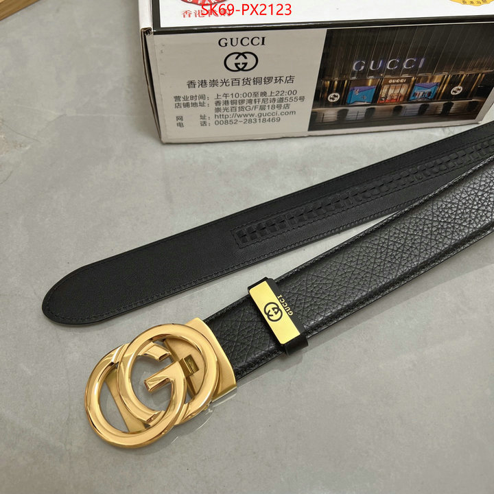 Belts-Gucci shop cheap high quality 1:1 replica ID: PX2123 $: 69USD