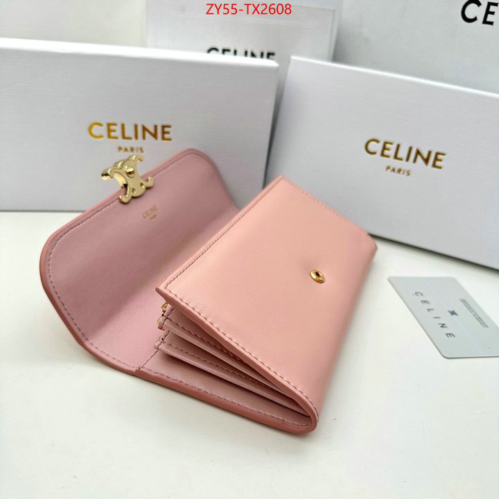 CELINE Bags(4A)-Wallet wholesale replica shop ID: TX2608 $: 55USD,