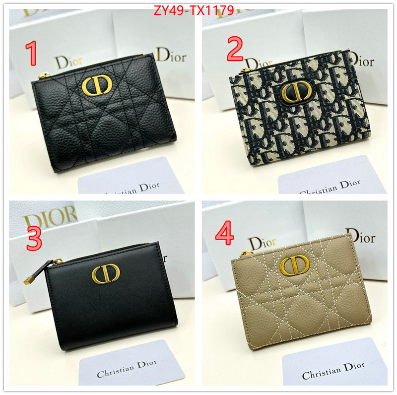 Dior Bags(4A)-Wallet- can i buy replica ID: TX1179 $: 49USD,