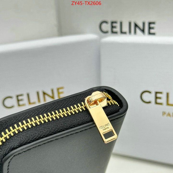 CELINE Bags(4A)-Wallet buy the best high quality replica ID: TX2606 $: 45USD,