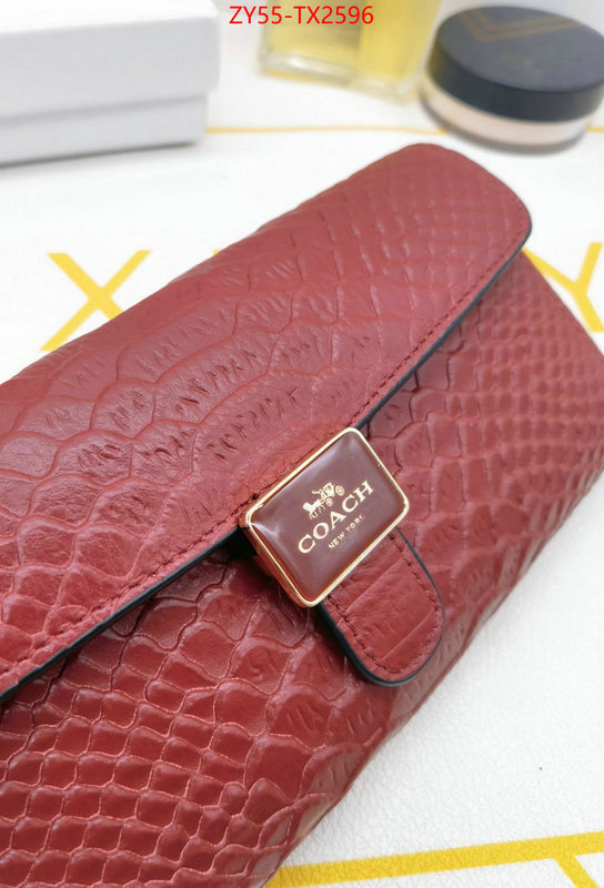 Coach Bags(4A)-Wallet where to buy high quality ID: TX2596 $: 55USD,