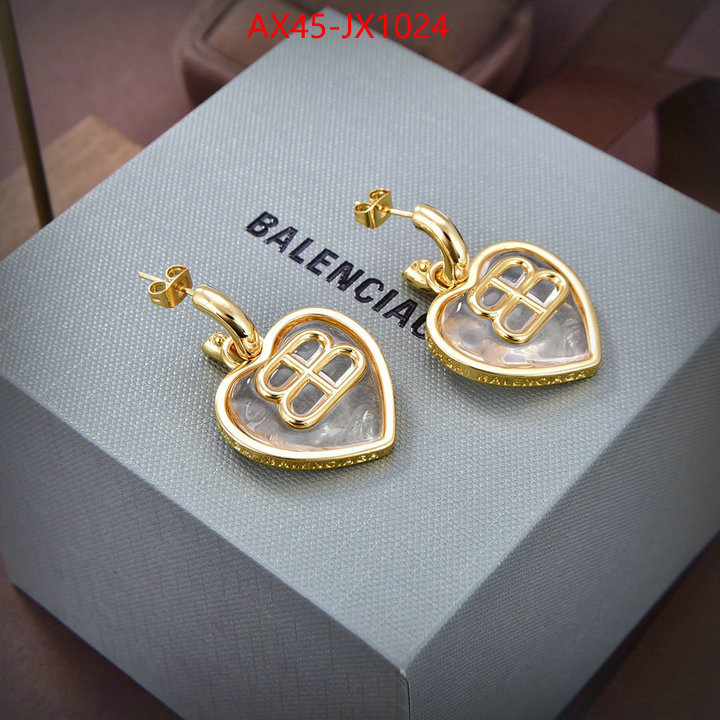 Jewelry-Balenciaga exclusive cheap ID: JX1024 $: 45USD