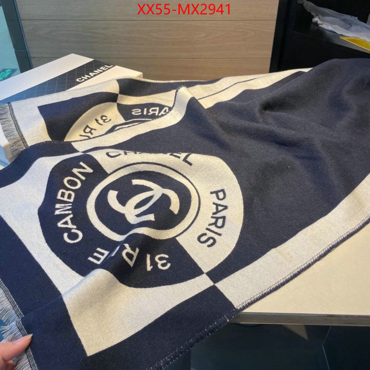 Scarf-Chanel where to buy high quality ID: MX2941 $: 55USD