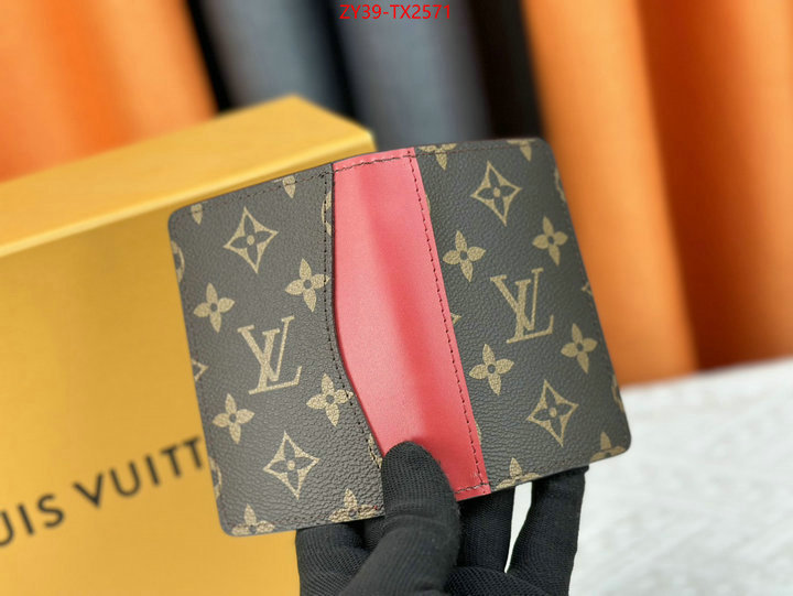 LV Bags(4A)-Wallet shop ID: TX2571 $: 39USD,