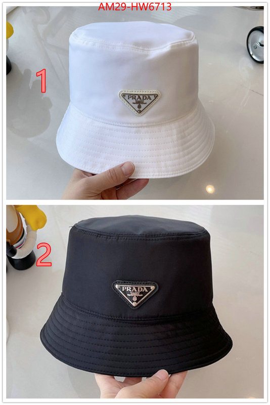 Cap (Hat)-Prada fake aaaaa ID: HW6713 $: 29USD