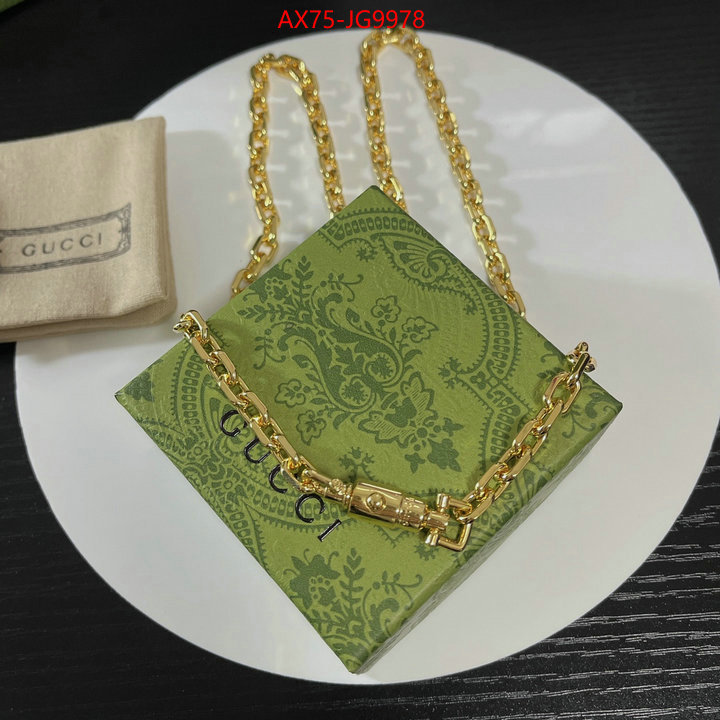 Jewelry-Gucci what is aaaaa quality ID: JG9978 $: 75USD