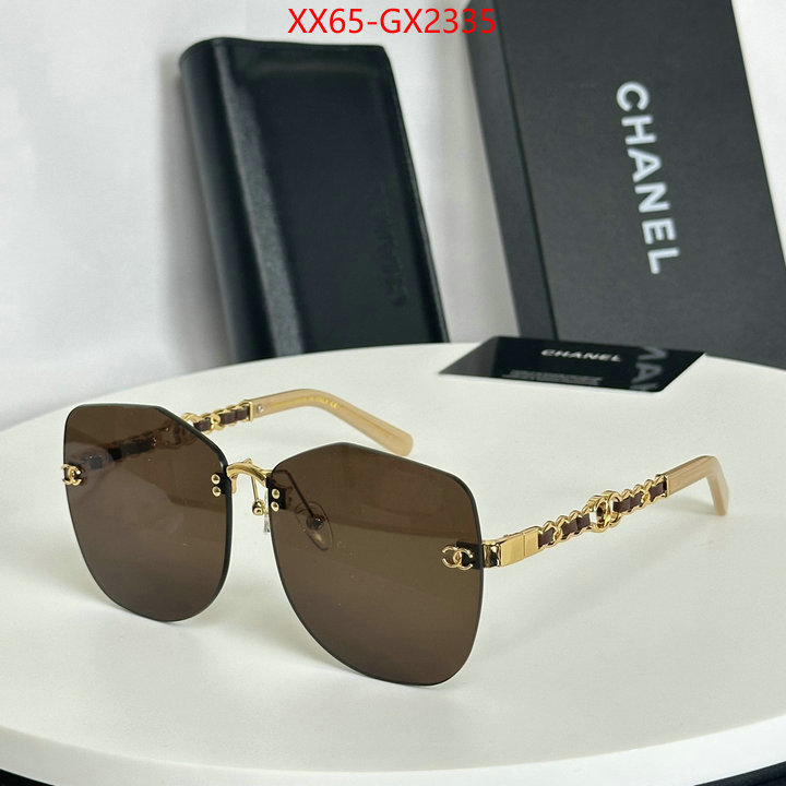 Glasses-Chanel what are the best replica ID: GX2335 $: 65USD