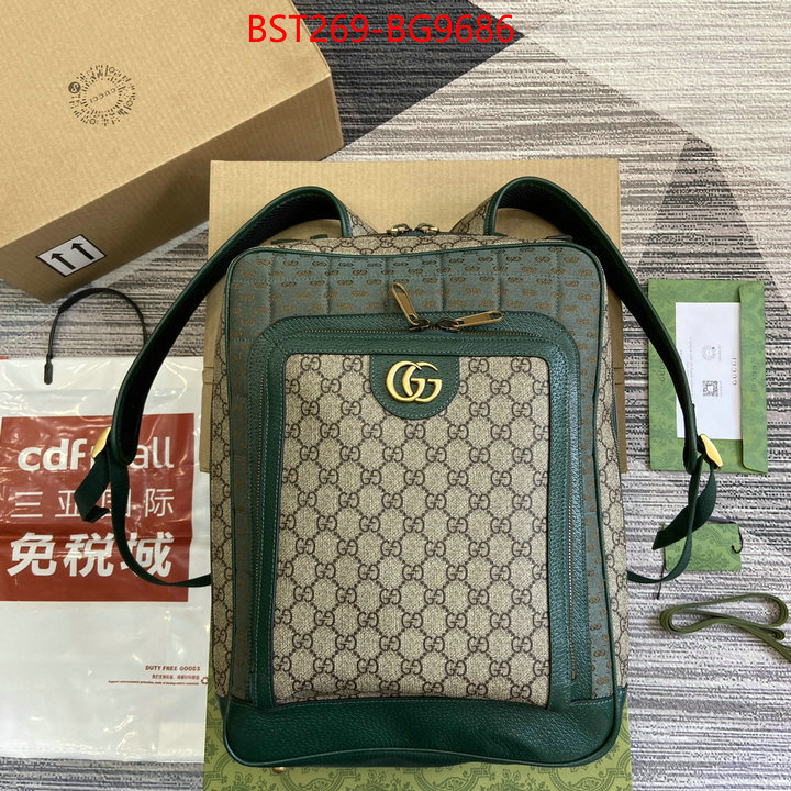 Gucci Bags(TOP)-Backpack- high quality replica designer ID: BG9686 $: 269USD,