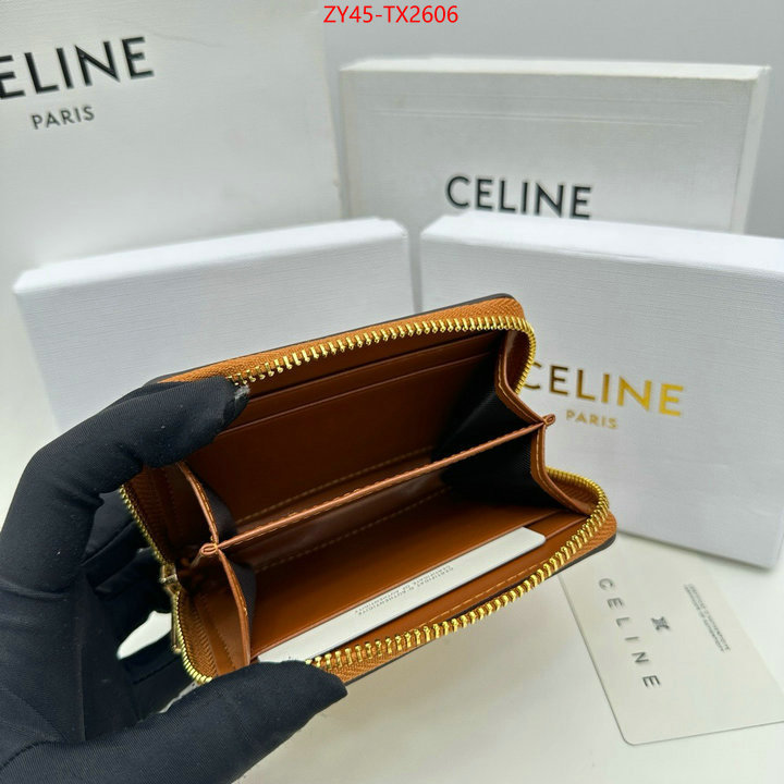 CELINE Bags(4A)-Wallet buy the best high quality replica ID: TX2606 $: 45USD,