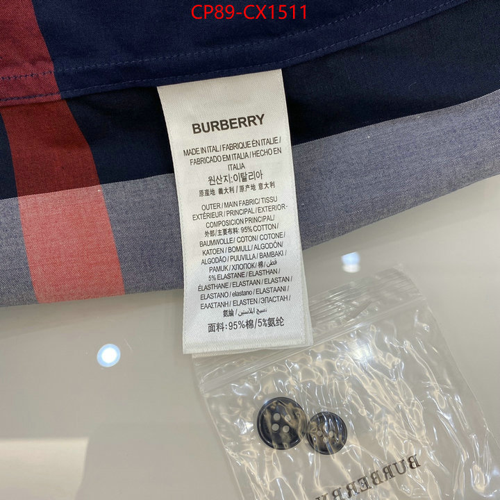Clothing-Burberry replicas ID: CX1511 $: 89USD