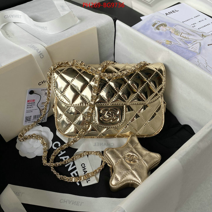 Chanel Bags(TOP)-Diagonal- fake designer ID: BG9736 $: 269USD,