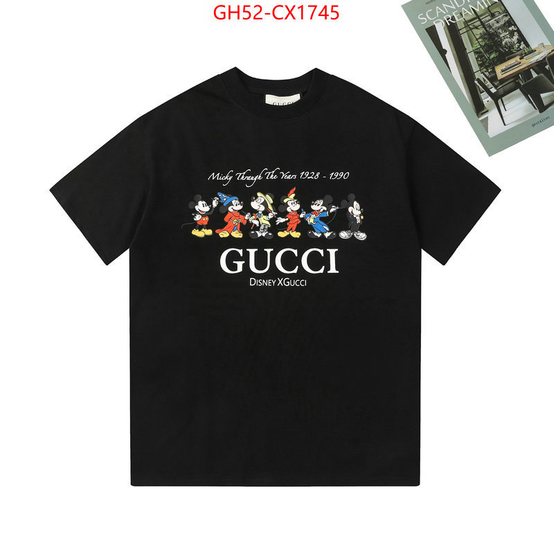 Clothing-Gucci high quality designer replica ID: CX1745 $: 52USD