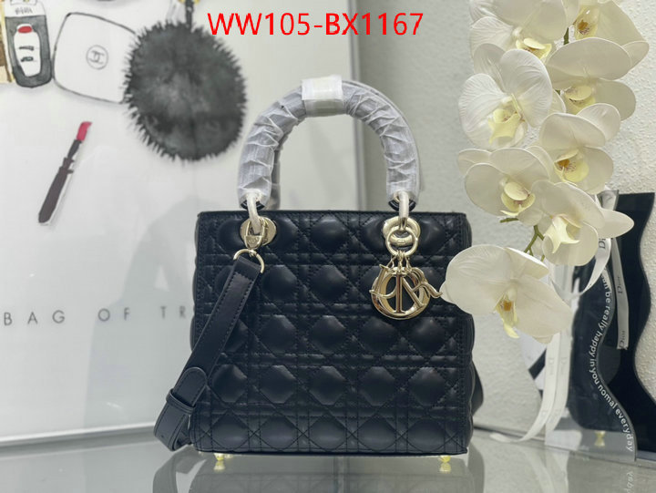 Dior Bags(4A)-Lady- high quality 1:1 replica ID: BX1167 $: 105USD,