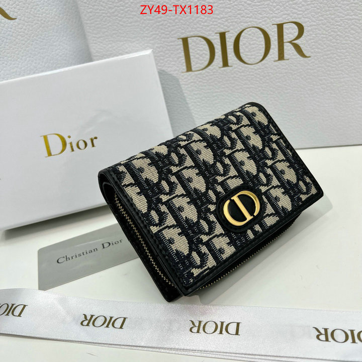 Dior Bags(4A)-Wallet- best quality designer ID: TX1183 $: 49USD,