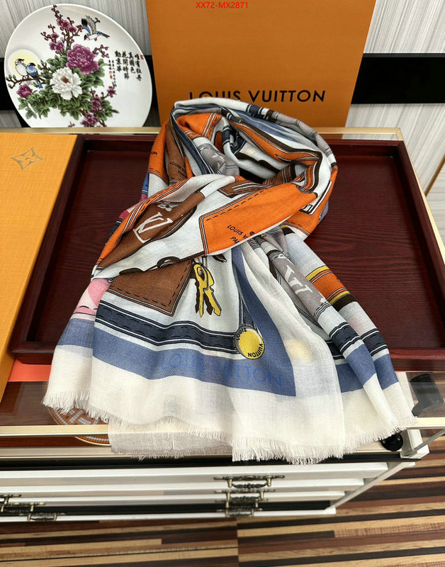 Scarf-LV luxury 7 star replica ID: MX2871 $: 72USD