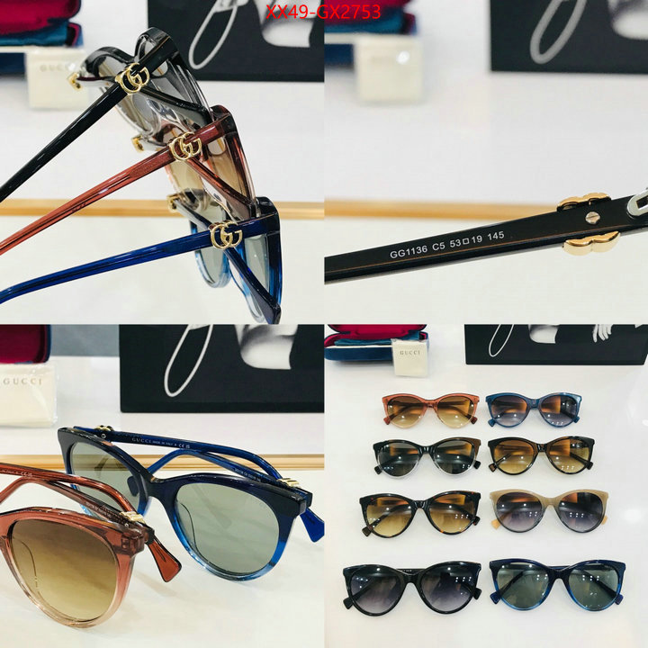 Glasses-Gucci outlet 1:1 replica ID: GX2753 $: 49USD