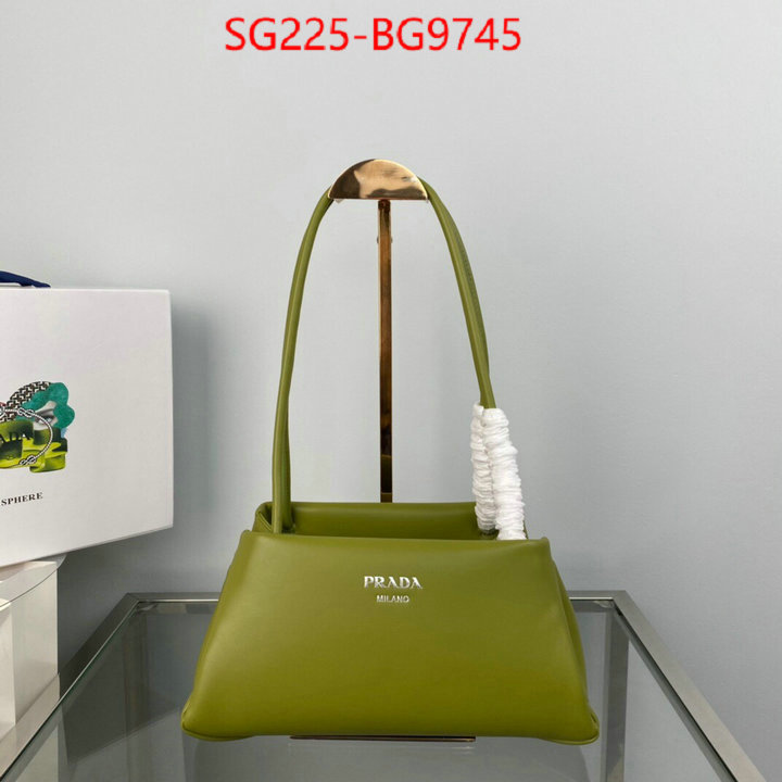 Prada Bags (TOP)-Handbag- replica aaaaa+ designer ID: BG9745 $: 225USD,