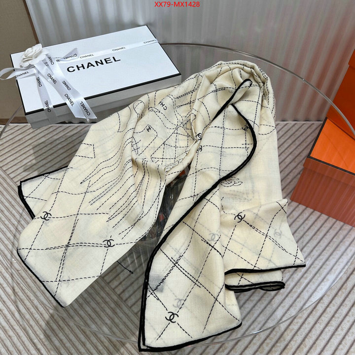 Scarf-Chanel where can i buy the best quality ID: MX1428 $: 79USD
