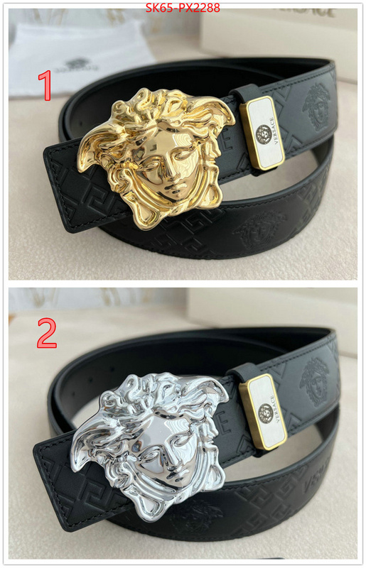 Belts-Versace top fake designer ID: PX2288 $: 65USD