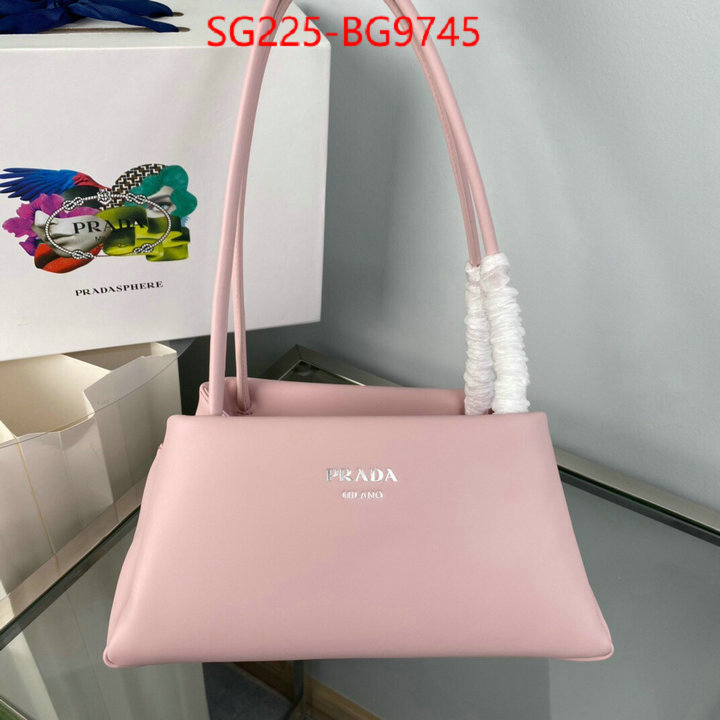 Prada Bags (TOP)-Handbag- replica aaaaa+ designer ID: BG9745 $: 225USD,