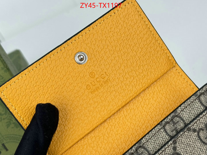 Gucci Bags(4A)-Wallet- perfect ID: TX1197 $: 45USD,